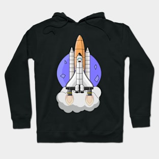 Space shuttle, spaceship Hoodie